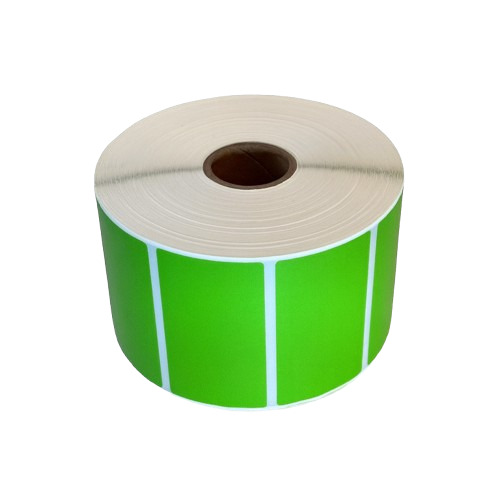 Thermal labels, 57 x 32mm, green, 1500 labels