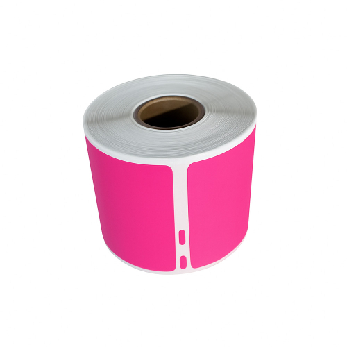 Dymo 99014 compatible labels pink, 101 x 54mm, 220 labels