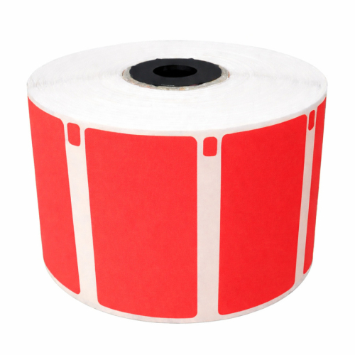 Epson compatible labels, red, 56 x 25mm, 1000 labels, removable