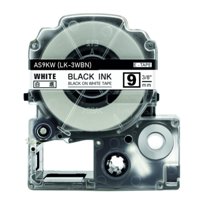 Συμβατές ταινίες ετικετών Epson LK-3WBN