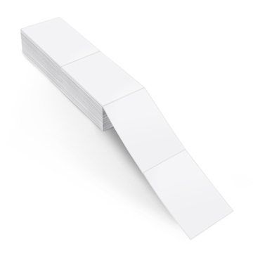 Fanfold shipping labels