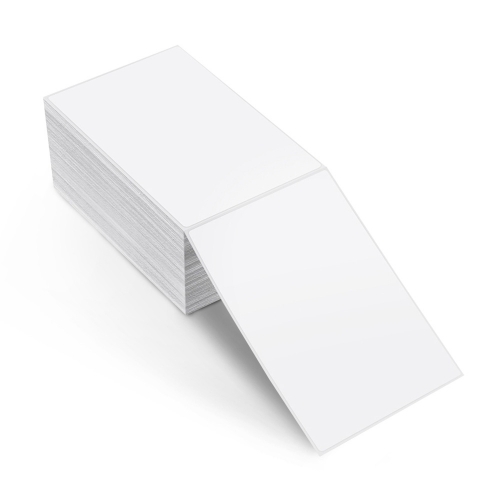 Fanfold shipping labels, 102 x 150mm, 500 labels