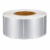 Zebra compatible labels silver, 51 x 25mm, plastic, 2580 labels, thermal transfer