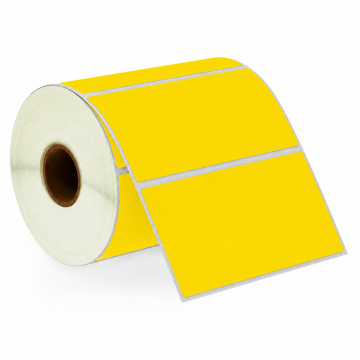 Thermal labels 102 x 50 yellow